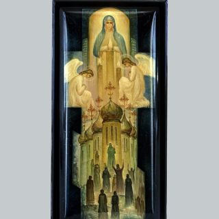 Лаковая миниатюра "Покаяние" Лаковая миниатюра Покаяние