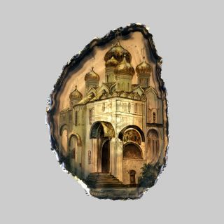 Лаковая миниатюра на камне Лаковая миниатюра на камне